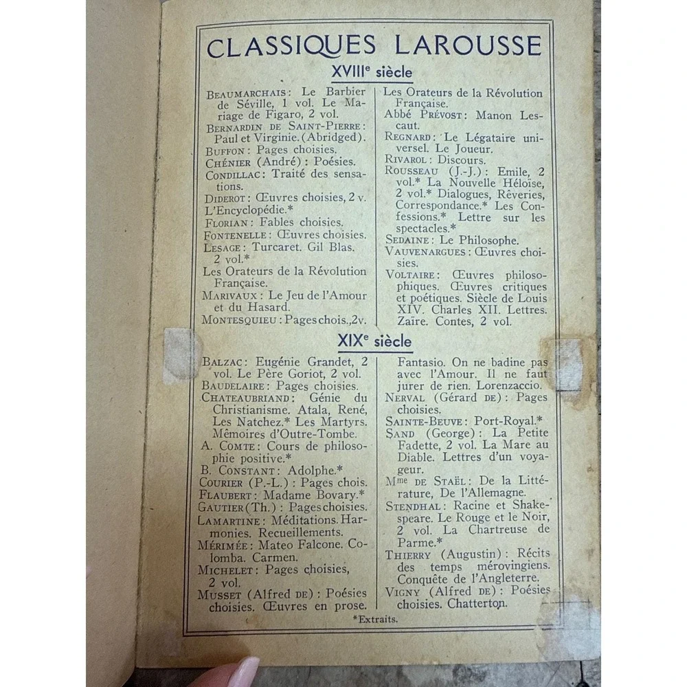 Classiques Larousse Edition of‎ Balzac Eugenia Grandet II French Book